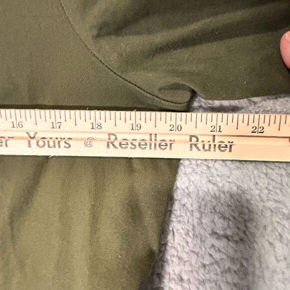 One 5 One Floral Embroidered Jacket Sz Large Retro Style Army Green - Picture 10 of 11